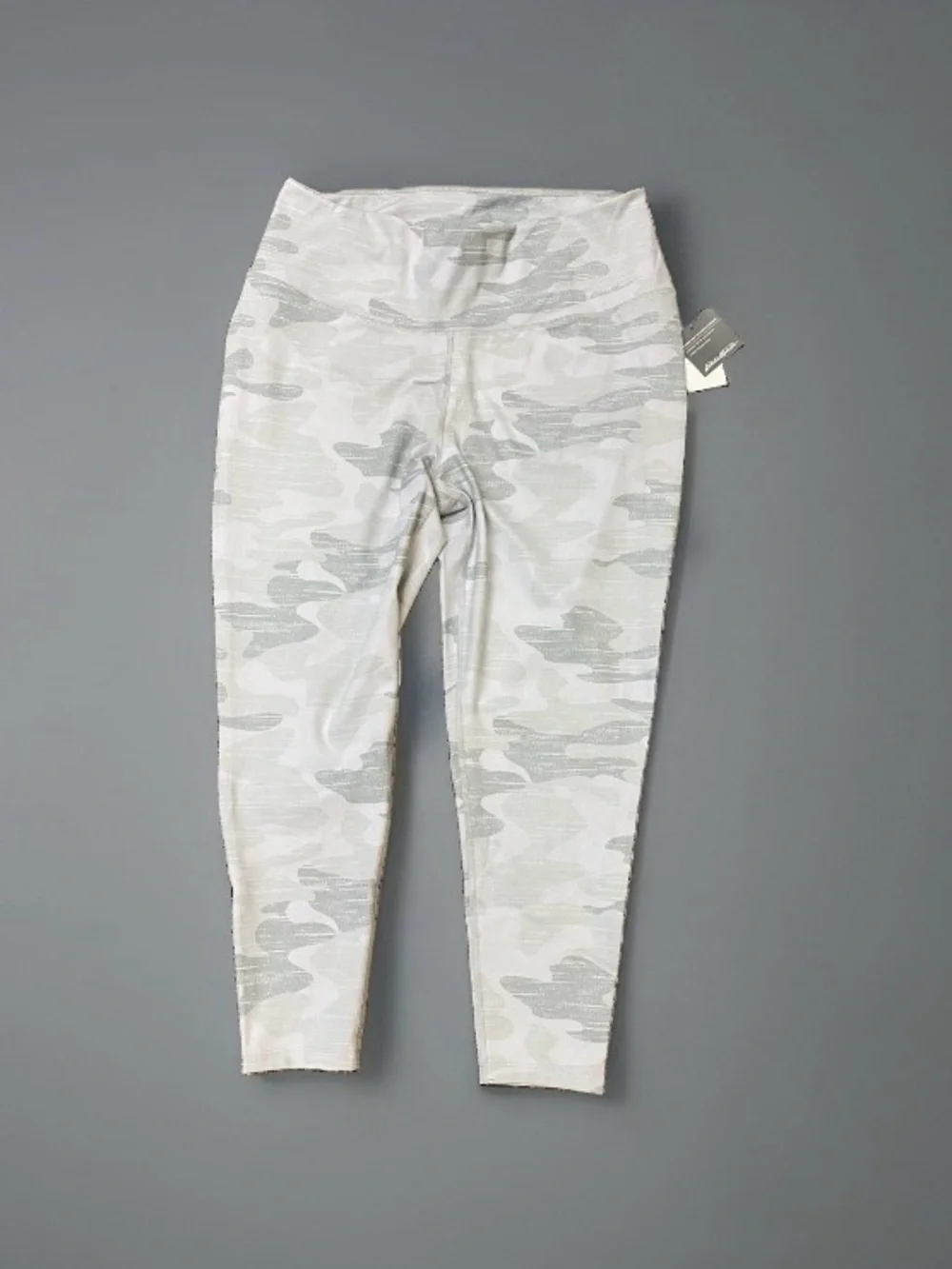 Eddie Bauer High Point Compression Gray Camo Leggings - Women's Plus Size 1X